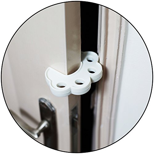 Safe-O-Kid -Finger Safety-  Finger Pinch Guard, Baby Safety Silicone Door Stopper, Prevents Injuries, Slamming Doors