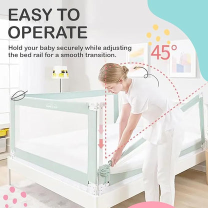 Safe-O-Kid Baby Bed Rail Guard 6ft/182cm with 1 Yr Warranty