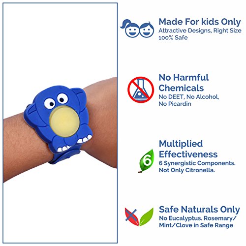 Safe-O-Kid-100 % Ayurvedic  Anti Mosquito Slap Band