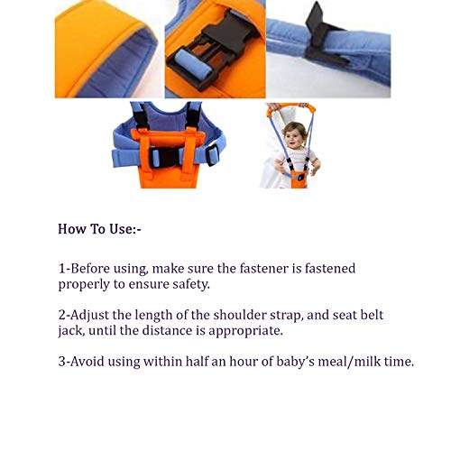 Safe-O-Kid Easy Child Walking Harness Safety Belt, Handheld and Adjustable