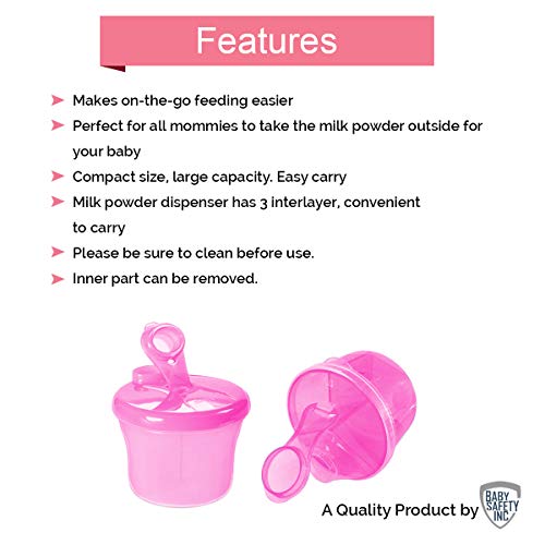 Safe-O-Kid - BPA FREE - Milk Powder Container