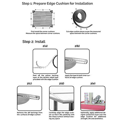 Safe-O-Kid-Baby Safety from Head Injury- High Density Edge Guards - 5 MTR