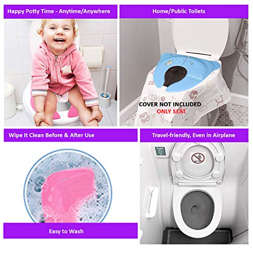 Safe-O-Kid - Portable Potty Seat Cover - Portable, foldable, Easy stool Pass, Infection Safety for baby/kids/child