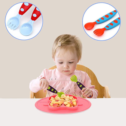 Safe-O-Kid Feeding Convertible High Chair with Adjustable Tray, a Table and Soft Cushion